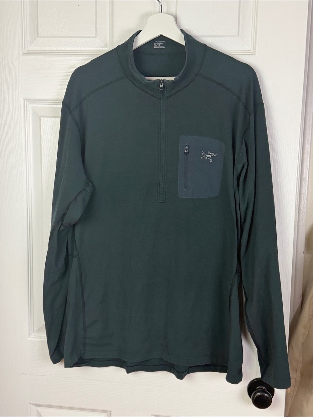 Arc’teryx Rho Lt zip neck base layer pullover shirt sweater men’s XL